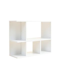Linden Dale Desktop Shelving Unit - White (synthetic illustration; no displayed measurements)