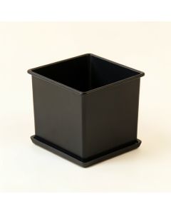 Sage Branch Empty Planter - Black (synthetic illustration; no displayed measurements)