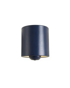Heath Bluff Wall Sconce Mounted On A Plain Wall - Navy (synthetic illustration; no displayed measurements)