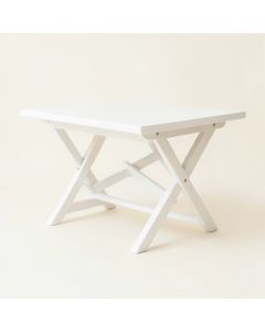 Reed Crest Patio Table - White (synthetic illustration; no displayed measurements)