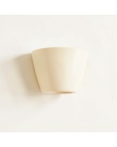 Ridge Canyon Wall Sconce Mounted On A Plain Wall - Ivory (synthetic illustration; no displayed measurements)