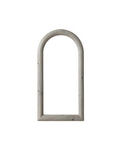 Aspen Branch Framed Wall Mirror - Gray