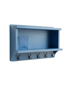 Dawn Bend Wall-Mounted Entryway Organizer Shelf - Blue (synthetic illustration; no displayed measurements)
