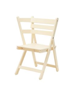Sage Canyon Folding Outdoor Chair - Cream (synthetic illustration; no displayed measurements)