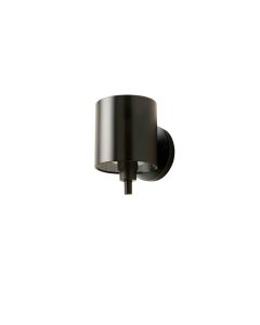 Summit Brook Wall Sconce Mounted On A Plain Wall - Black (synthetic illustration; no displayed measurements)
