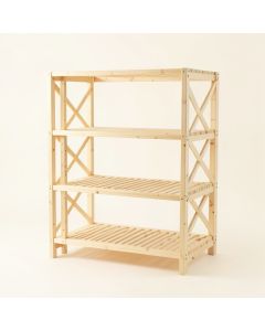 Spruce Branch Empty Seed-Starting Shelving Unit Without Lights - Ivory (synthetic illustration; no displayed measurements)