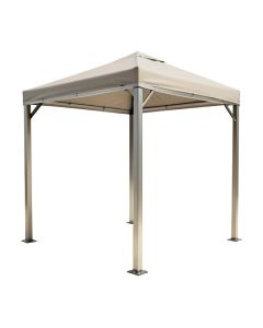 10 Ft. W X 10 Ft. D Aluminum Pergola With Canopy