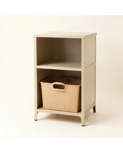 Maple Bluff Freestanding Pull-Out Hamper Cabinet - Beige (synthetic illustration; no displayed measurements)