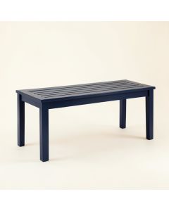 Dune Falls Indoor Bench - Navy (synthetic illustration; no displayed measurements)