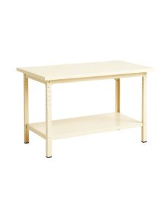 Heath Dell Empty Workshop Workbench - Ivory (synthetic illustration; no displayed measurements)