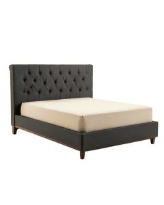 Antonio Upholstered Tufted Low Profile Standard Bed (synthetic illustration; no displayed measurements)