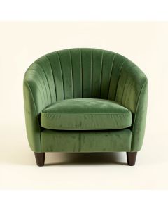 Bay Bridge Upholstered Armchair - Green (synthetic illustration; no displayed measurements)