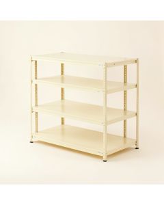 Bay Edge Desktop Shelving Unit - Ivory (synthetic illustration; no displayed measurements)