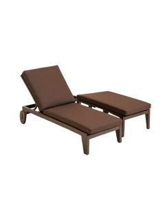 Raminez Sun Lounger Set With Cushion And Table