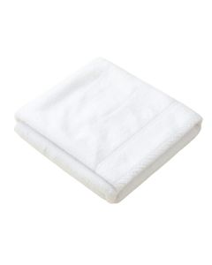 Field Falls Bath Towel - White