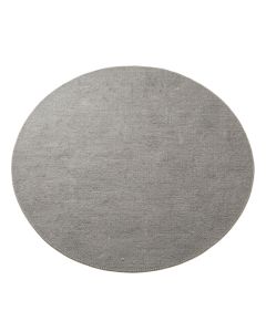 Cove Bend Round Area Rug - Gray