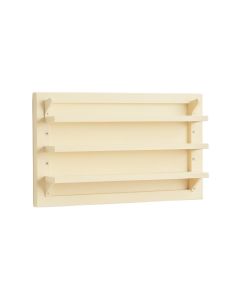 River Arc Empty Wall-Mounted Tool Organizer Panel - Cream