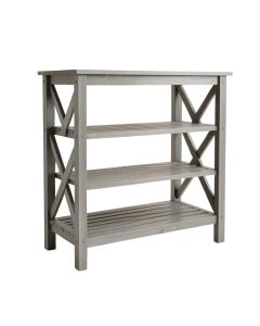 Ash Bend Empty Seed-Starting Shelving Unit Without Lights - Gray