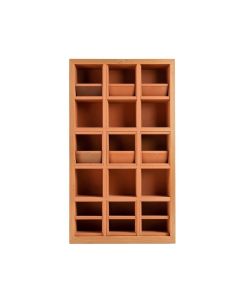 Willow Bluff Empty Vertical Garden Frame - Terracotta
