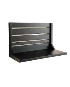 Oak Arc Wall-Mounted Entryway Organizer Shelf (synthetic illustration; no displayed measurements)