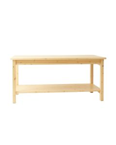Pine Branch Empty Workshop Workbench - Ivory (synthetic illustration; no displayed measurements)