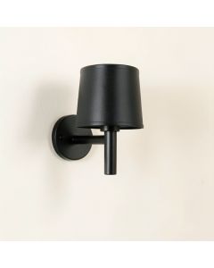 Pine Crest Wall Sconce Mounted On A Plain Wall - Black (synthetic illustration; no displayed measurements)