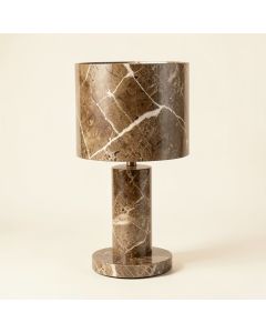Marrone Marble/Crystal 32 '' Table Lamp (synthetic illustration; no displayed measurements)