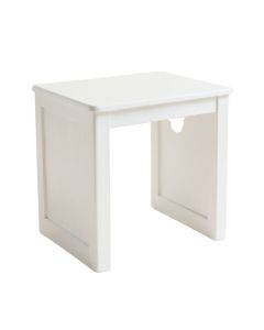 Cedar Brook Side Table - White (synthetic illustration; no displayed measurements)