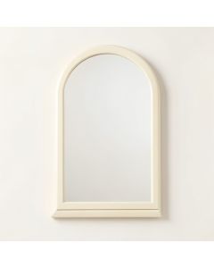 Laurel Branch Framed Wall Mirror - Ivory (synthetic illustration; no displayed measurements)