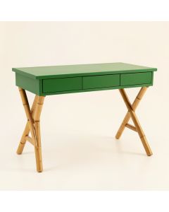 Slate Bluff Writing Desk - Green (synthetic illustration; no displayed measurements)