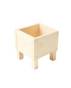 Lake Canyon Empty Raised Planter - Ivory