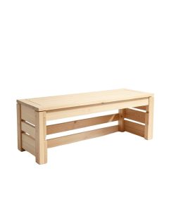 Heath Bridge Narrow Outdoor Storage Bench - Beige (synthetic illustration; no displayed measurements)
