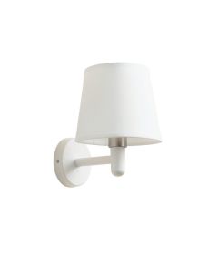 Lake Branch Wall Sconce Mounted On A Plain Wall - White (synthetic illustration; no displayed measurements)
