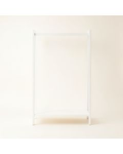 Lake Brook Empty Garment Rack - White (synthetic illustration; no displayed measurements)