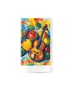 Holst Picasso Painting Bowl Of Fruit And Guitar Hand Towel