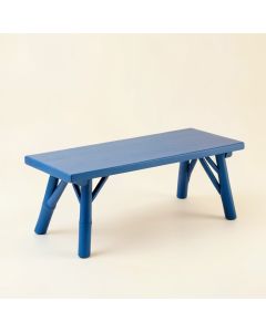 Field Brook Indoor Bench - Blue (synthetic illustration; no displayed measurements)
