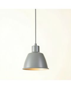 Reed Branch Pendant Light Suspended From One Plain Cable - Gray (synthetic illustration; no displayed measurements)