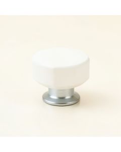 Hazel Bluff Cabinet Knob Without Packaging - White (synthetic illustration; no displayed measurements)