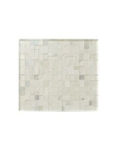 Ice Bevel 2 '' X 6 '' Glass Mosaic Tile
