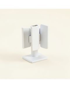 Dual Monitor Height Adjustable Universal 2 Screen Desk Mount (synthetic illustration; no displayed measurements)