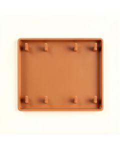 Hill Dell Empty Wall-Mounted Tool Organizer Panel - Terracotta (synthetic illustration; no displayed measurements)