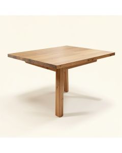 Antonio Extendable Butterfly Leaf Rubberwood Solid Wood Dining Table (synthetic illustration; no displayed measurements)