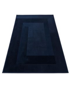 Clay Bend Rectangular Outdoor Rug - Navy