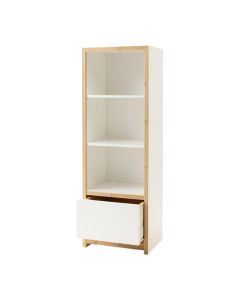 Fern Dale Narrow Cubby Tower - White (synthetic illustration; no displayed measurements)