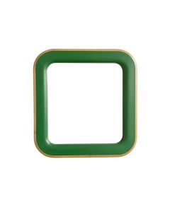 Birch Bend Framed Wall Mirror - Green