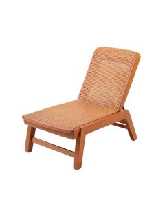 Oak Bend Outdoor Lounge Chair - Terracotta (synthetic illustration; no displayed measurements)