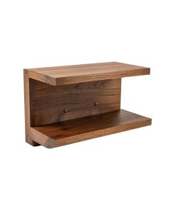 Gerika 3 Piece Solid Wood Bracket Shelf