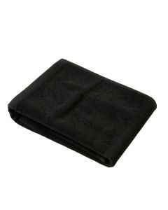 Wren Crest Bath Towel - Black