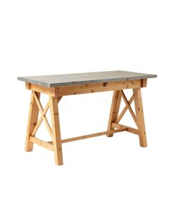 Clay Canyon Empty Workshop Workbench - Gray (synthetic illustration; no displayed measurements)