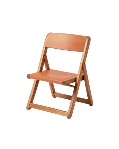 Slate Bridge Folding Outdoor Chair - Terracotta (synthetic illustration; no displayed measurements)